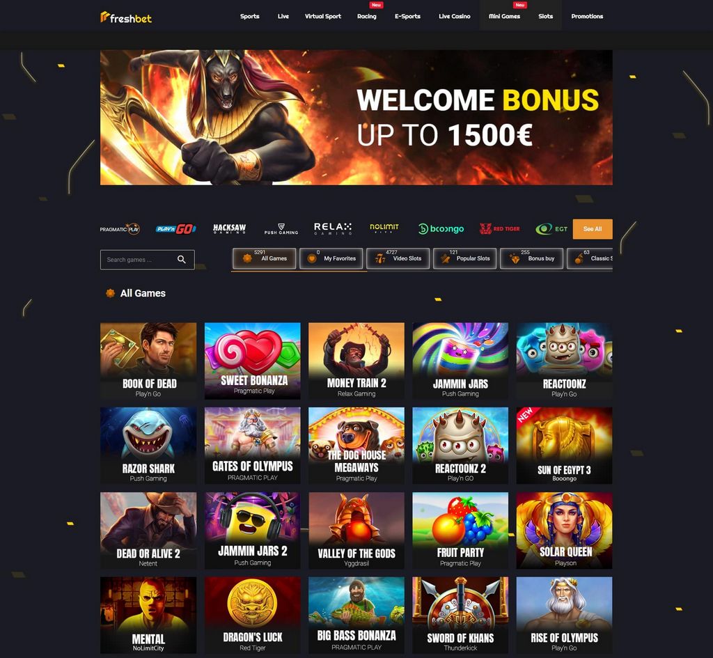 Freshbet Online Casino Review: Bonus Offer, Bet, Withdrawal and so on.